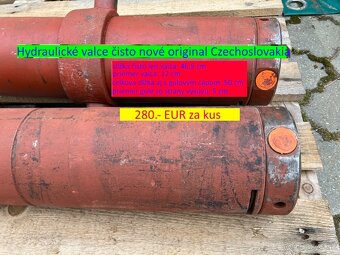 Kyper majler a hydraulický piest na vlečku original ČSSR - 3