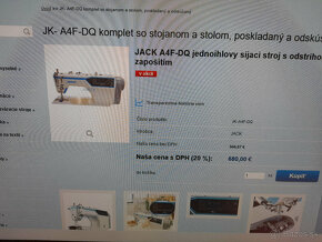priemyselný šijací stroj Jack A4F-DQ s elektronikou (230V) - 3