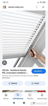 Velux lamelové žalúzie - 3
