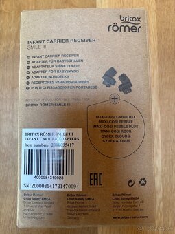 Adaptér BRITAX RÖMER Smile III/4 /5Z Maxi-Cosi/Cybex - 3