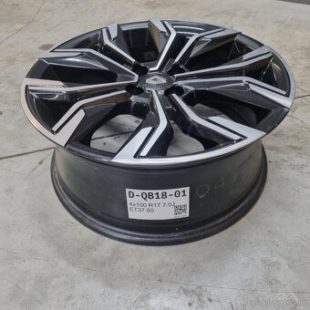 Hliníkové Renault disky 4x100 R17 7J ET37 - 3