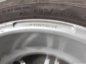 Alu disky 5x105 r16 Opel Mokka zimné pneumatiky 195/70 r16 - 3