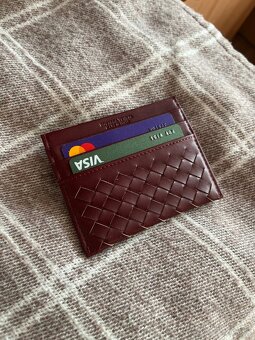 Púzdro na karty Bottega Veneta Peňaženka - 3