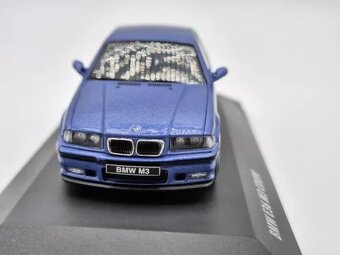 BMW M3 E36 Coupé modrá – Solido 1/43 (1999) - 3
