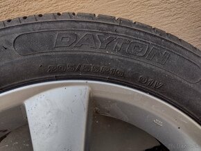 Eletróny a pneu na Mazda 5 - 3