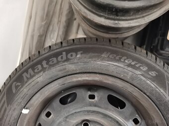 Predám 4ks letné pneu Matador Hectorra 5 185/60 R14 + disky - 3