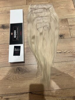 Clip in ľudské vlasy 50cm 240g - 3