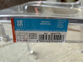 Jedálenská stolička UPON ITALY - transparentná - 3