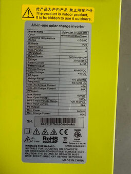 Predám 3ks solárny menič 5,6kw Solar Smx II - 3