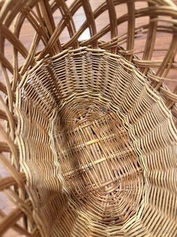 Veľký prútený košík pevný - 3