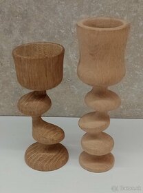 sústružené drevené poháre - 3