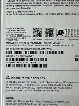 iPhone 16 Pro, 256GB, Prírodný Titán - 3