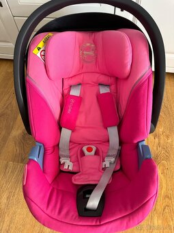 Autosedačka Cybex Aton 5 Magnolia Pink / vajíčko od narodeni - 3