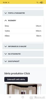 Rohová šatníková skriňa - 3