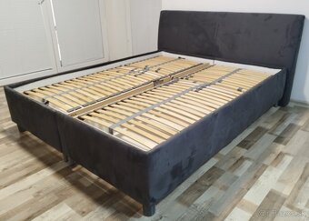 polohovatelna manzelska postel, zn. Blanar, 160x200x43 cm - 3