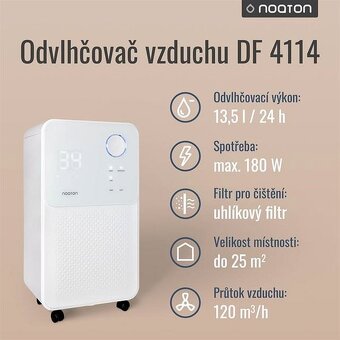 Noaton DF 4114 – 2v1 odvlhčovač a čistička vzduchu - 3