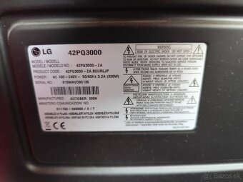 TV LG 42PQ3000 - 3