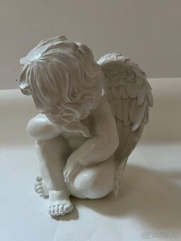 Soška anjela – ručná práca, Holandsko, 28 cm - 3