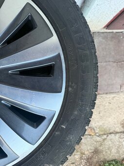 Predám original elektróny + zimné pneu škoda superb 3 215/55 - 3