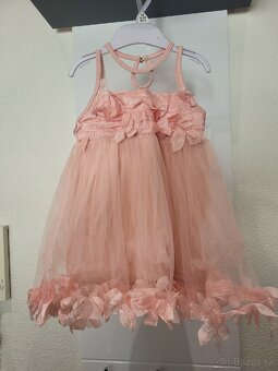 Detské ružové šaty - 3