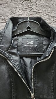 Koženková bundička, veľkosť S - 3