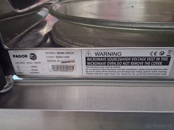 Predam vstavanu miktovlnku Fagor - 3