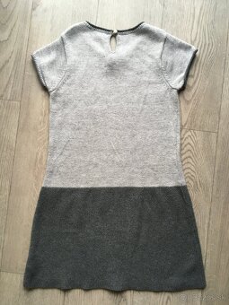 dievčenské úpletové šaty zn. Jacadi - 3