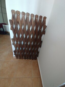 Drevený plot predzáhradkový / poľovnícky, impregnovaný - 3