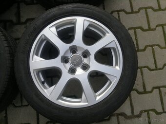 Elektrony Audi A4 5x112 r17, letné pneu. 225/50 r17 - 3