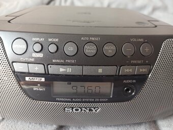 Sony rádio a CD prehrávač - 3