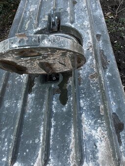 1000 litrová vojenská hliníková nádrž IBC - 3