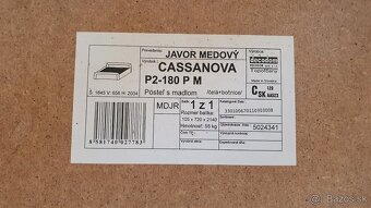 Predam postel Decodom Cassanova 180x200 - 3