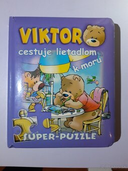 Pekné knižky s puzzle - 8ks - 3
