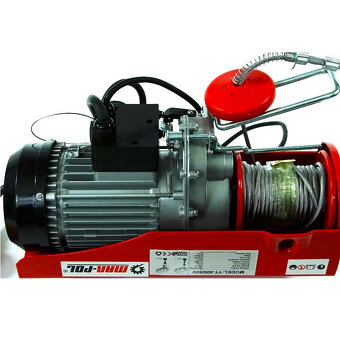 El. lanový naviják 400/800 kg- MAR-POL M80791-nový - 3