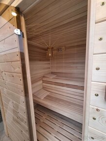 Exterierová fínska sauna - 3