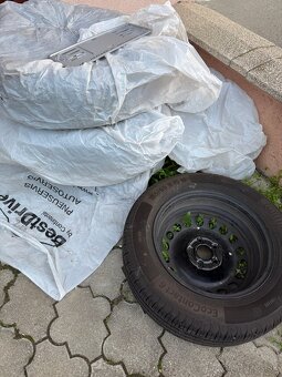 letne 185/65/R15 s plechovými diskami 4ks - 3