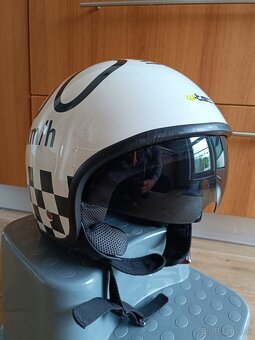 Helma so slnečnou clonou W-TEC - biela, Veľkosť XL/61 cm - 3