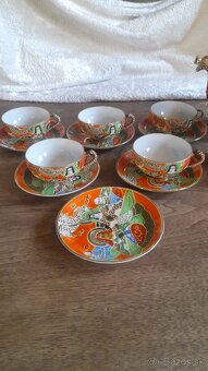 Satsumo-Japonsky porcelán hadí vzor - 3