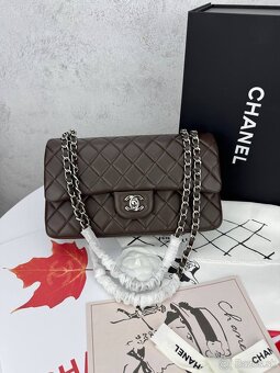 Elegantná dámska kabelka v štýle Chocolate Silver - 3