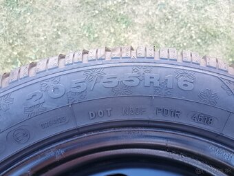 Sada kolies Škoda Octavia 3, plechové disky +pneu 205/55 R16 - 3