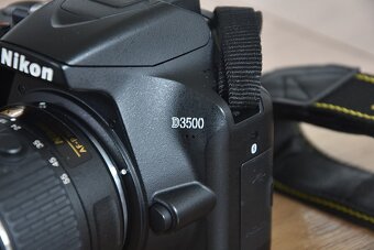 Nikon D3500 s bluetooth + rychly Af-p VR objektiv - 7 tis.sn - 3