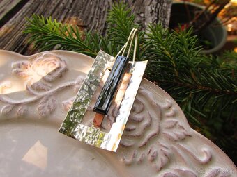 Starý veľký strieborný prívesok, Ag 900 - 3