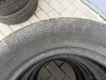 Predám letné pneumatiky Continental 165/65R14 T - 3