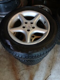 Elektrony 5x100 aj s pneu celoročne 195/65R15 - 3
