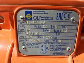 Vibracny motor OLI Vibra 0,55KW - 3