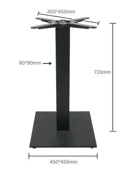 Predám stolové podnože- čierna liatina - 200 ks - NOVE - 3