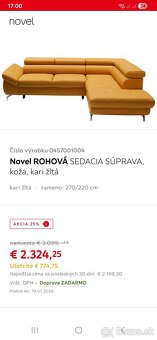 Predám koženú sedačku - 3