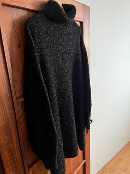 H&M Čierny Over Size sveter  M - 3