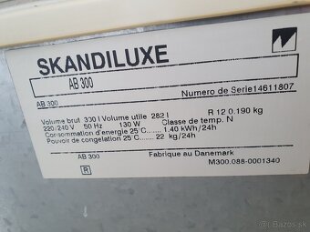 DARUJEM Pultový mraziak 300L - nefunkčný - 3