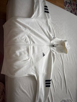 Mikina Adidas s kapucou biela - 3